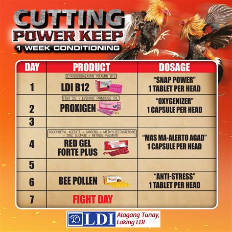 Sundin ang 1 week CONDITIONING GUIDE..